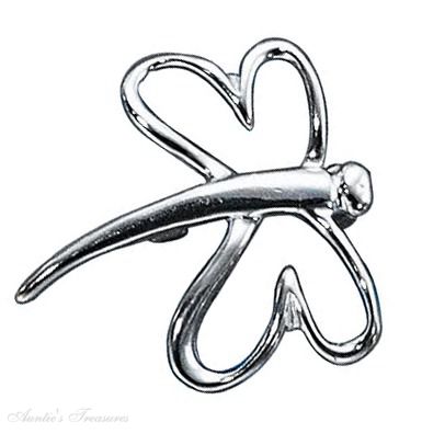 Open Dragonfly Brooch Pin