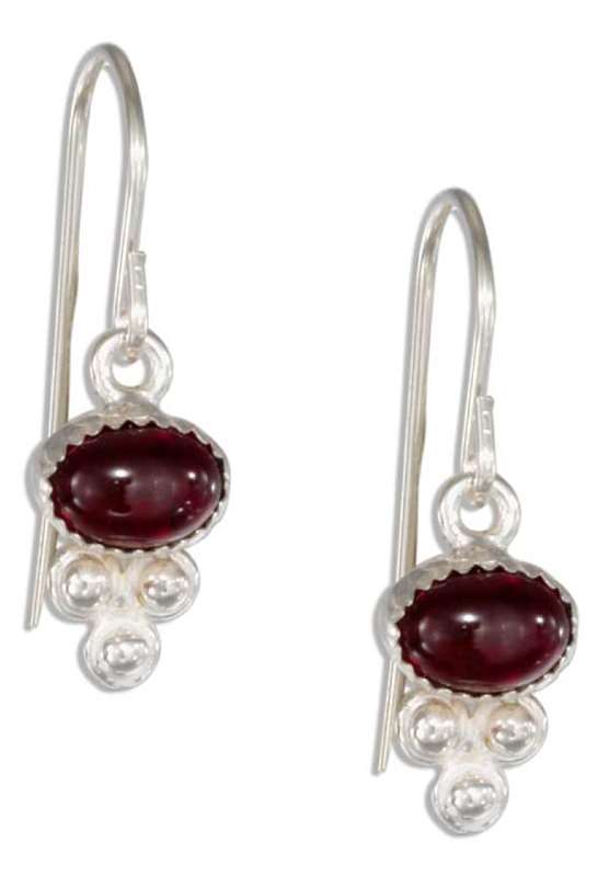 Garnet Dangle Earrings Garnet Dangle Earrings