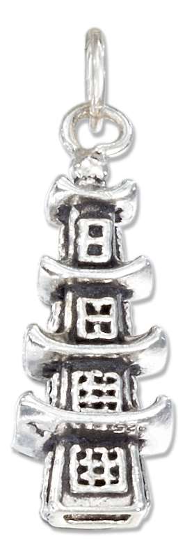 3D Japanese Pagoda Charm 3D Japanese Pagoda Charm