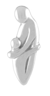 Single Parent Family With Child Pendant Single Parent Family With Child Pendant