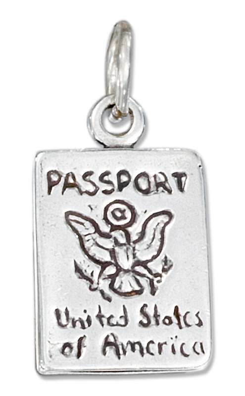 3D United States Of America Passport Charm 3D United States Of America Passport Charm