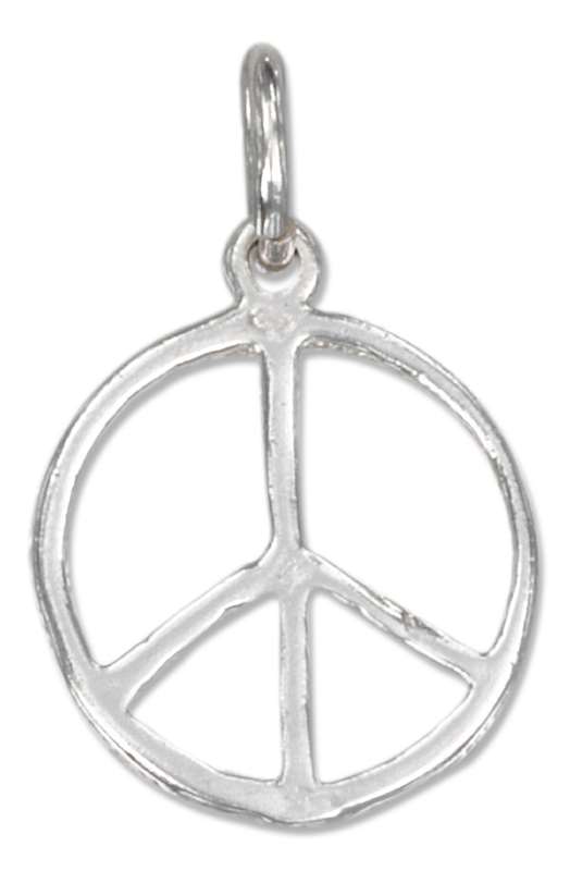 Peace Symbol Sign Charm
