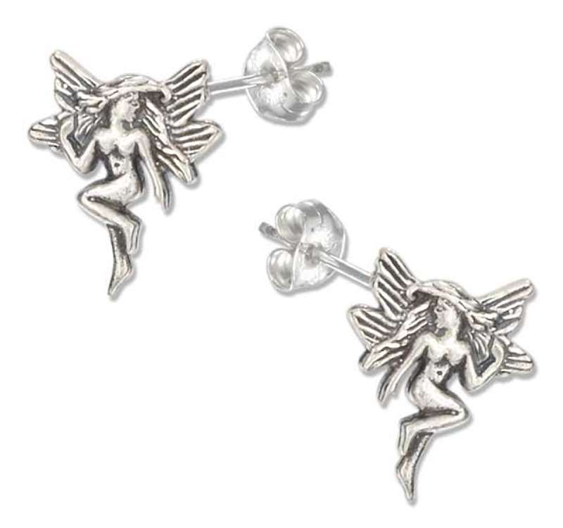 Posing Fairy Post Earrings - Click Image to Close