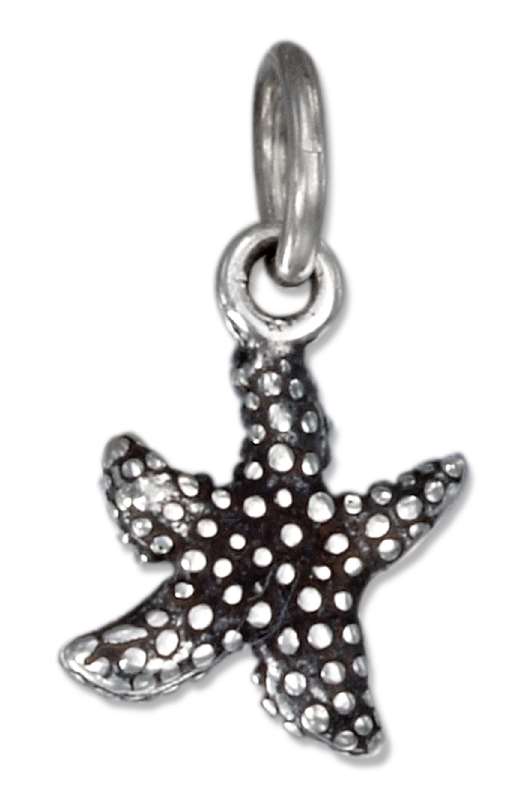 3D Raised Dotted Starfish Charm 3D Raised Dotted Starfish Charm