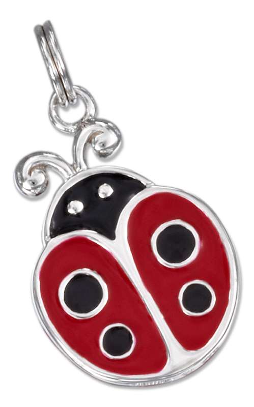 Two Sided Enameled Ladybug Charm Two Sided Enameled Ladybug Charm
