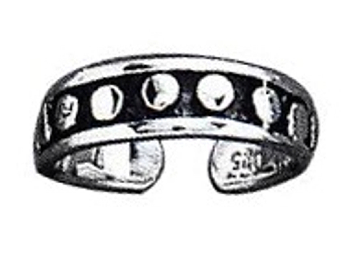Thin Band Toe Rings