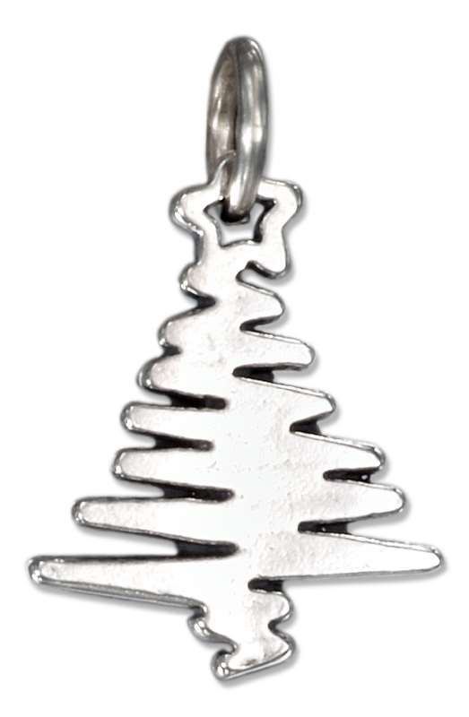 Squiggle Christmas Tree Charm Squiggle Christmas Tree Charm