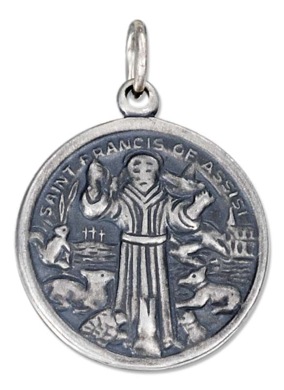 Saint Francis Medallion Charm Saint Francis Medallion Charm
