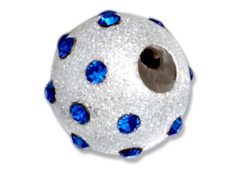 September Birthstone Spacer Bead Slide Pendant