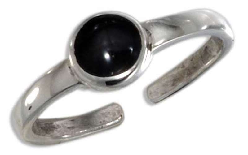 Black Onyx Toe Ring Black Onyx Toe Ring