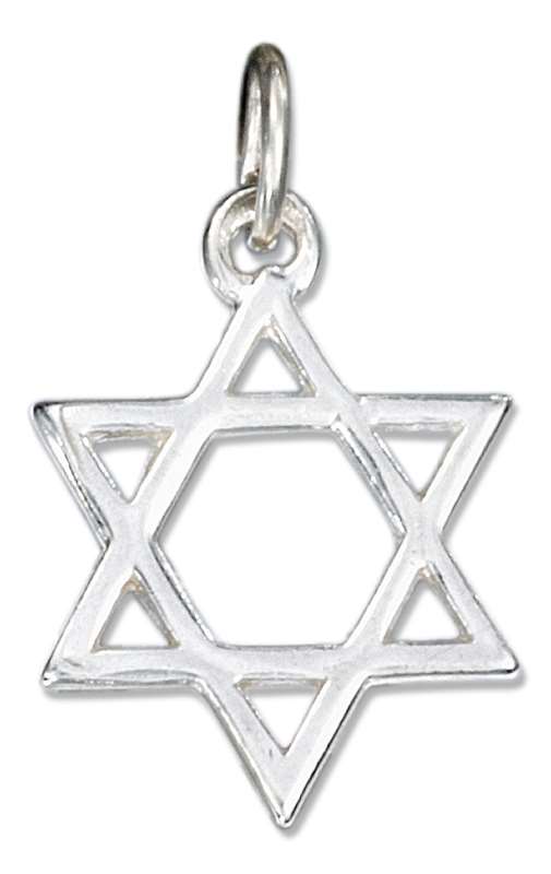 Elegant Star Of David Charm