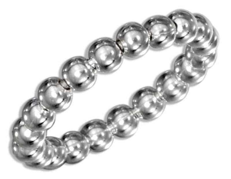 Single Beaded Band Ring