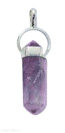 Amethyst Pointed Crystal Pendant