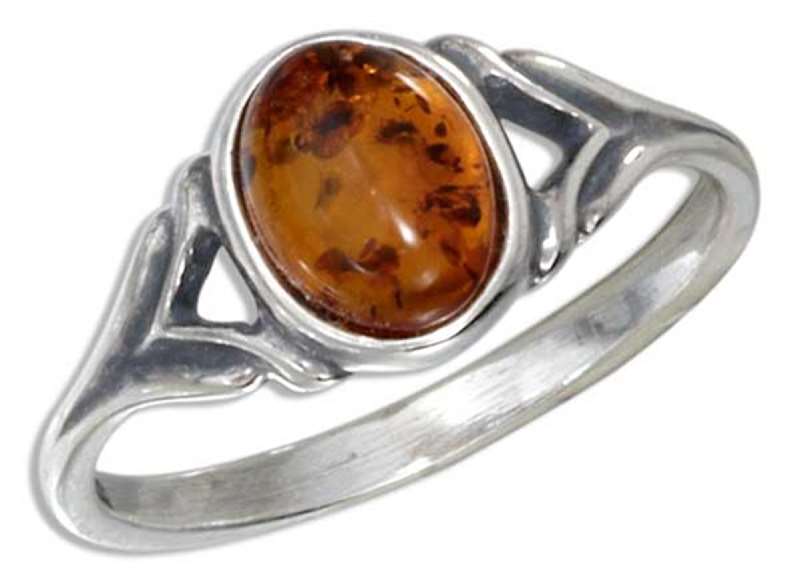Honey Cognac Amber Ring Honey Cognac Amber Ring