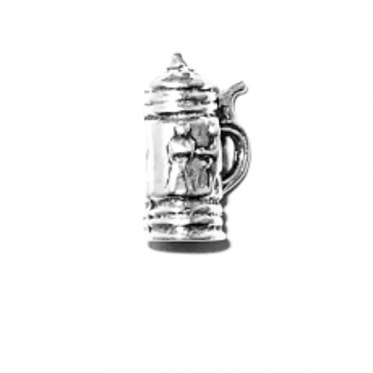 Small 3D German Beer Stein With Man And Woman Charm Small 3D German Beer Stein With Man And Woman Charm