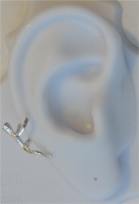 Left Or Right Nonpiercing 8mm Small Climbing Man Ear Cuff