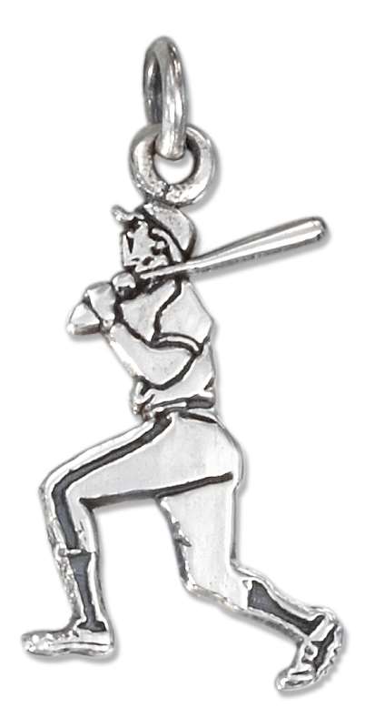 Detailed Baseball Player Charm