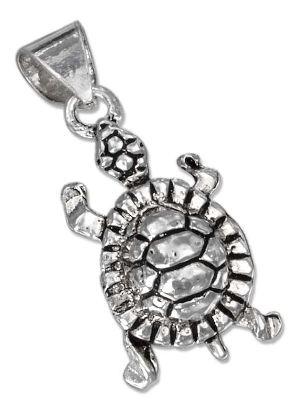 3D Small Turtle Pendant