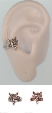 Left And Right Ear Small Winged Fairy Band Middle Inner Ear Cuff Set Left And Right Ear Small Winged Fairy Band Middle Inner Ear Cuff Set