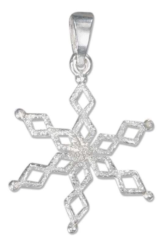 Stardust Open Snowflake Charm