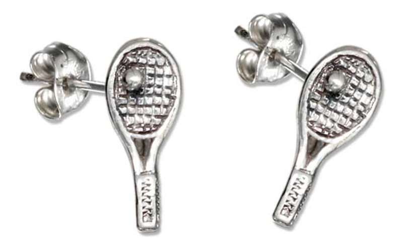 Tennis Racquet Ball Post Earrings Tennis Racquet Ball Post Earrings