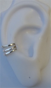 Left Or Right Three Row Ear Cuff