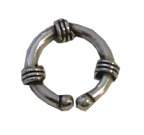 Pierceless Three Wire Wrapped Coils Bali Style Ear Cuff