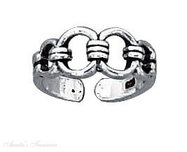 Chain Loops Toe Ring