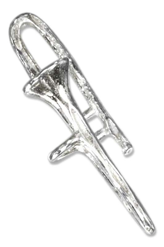 3D Trombone Musical Instrument Charm 3D Trombone Musical Instrument Charm