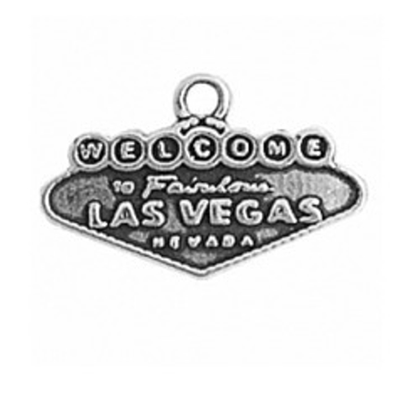 Two Sided Welcome To Las Vegas Sign Charm Two Sided Welcome To Las Vegas Sign Charm