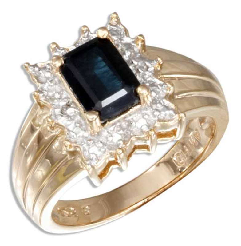Gold Vermeil Sapphire Ring Gold Vermeil Sapphire Ring