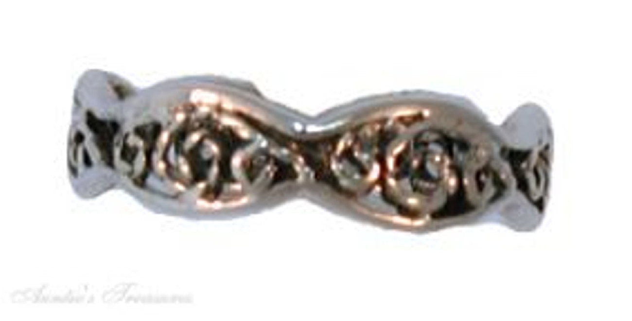 Unique Wavy Filigree Band Adjustable Toe Ring Unique Wavy Filigree Band Adjustable Toe Ring