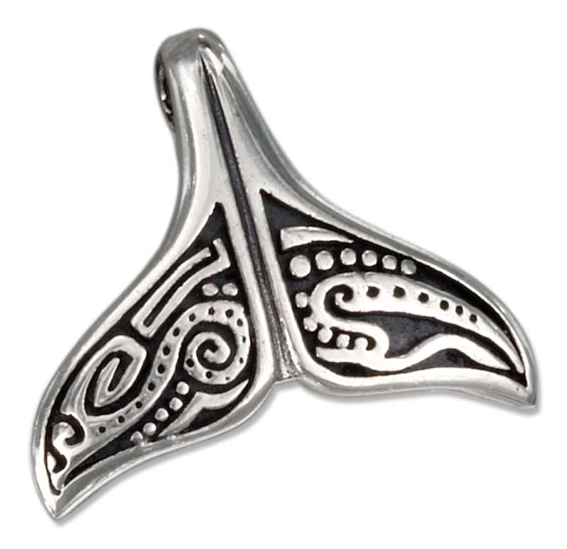 Whale Tail Aboringinal Charm - Click Image to Close