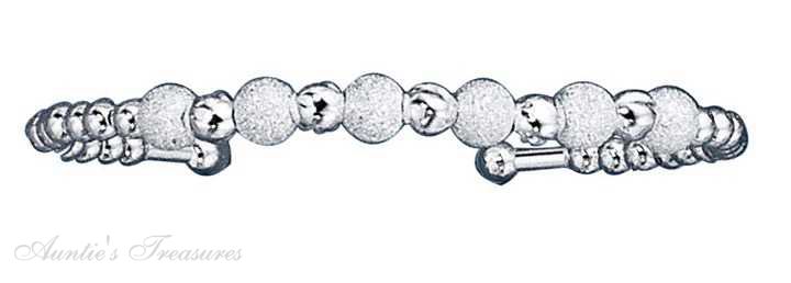 Wire Cuff Bracelet Stardust Beads