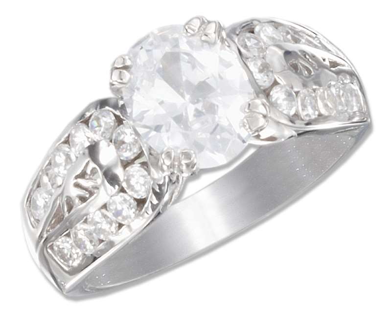 Horseshoe Ring Cubic Zirconia Horseshoe Ring Cubic Zirconia