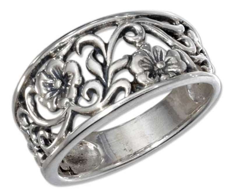Flower Vine Filigree Ring Flower Vine Filigree Ring