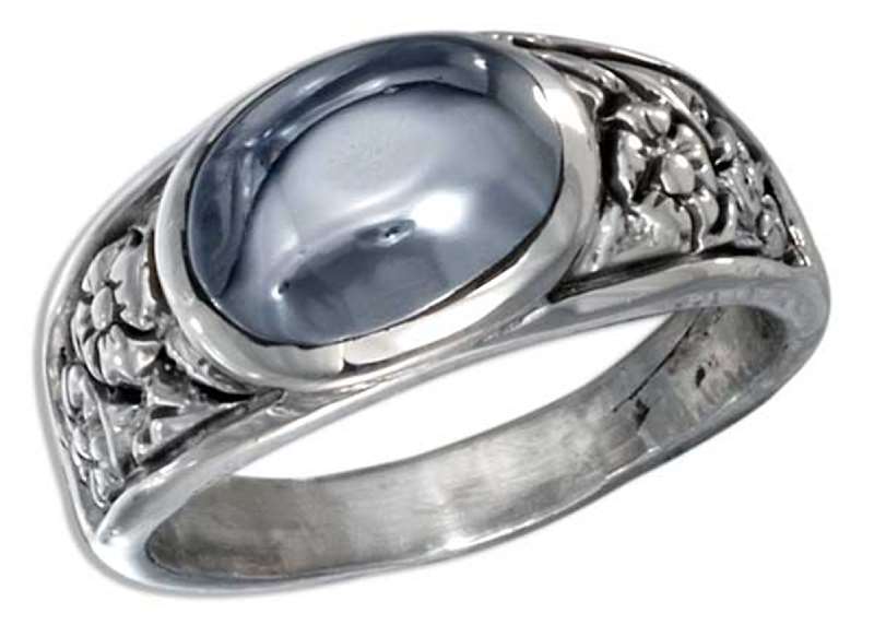 Hematite Solitaire Ring Hematite Solitaire Ring