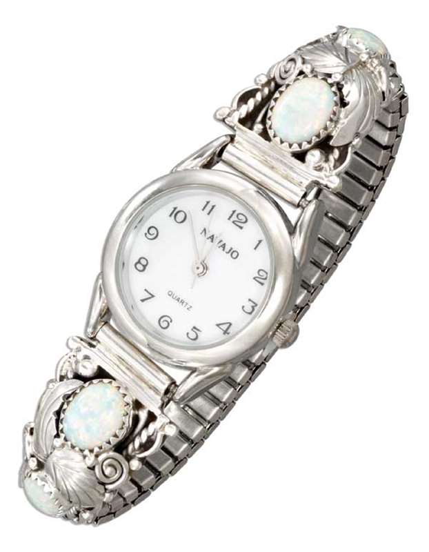 Imitation Blue White Opal Watch Imitation Blue White Opal Watch