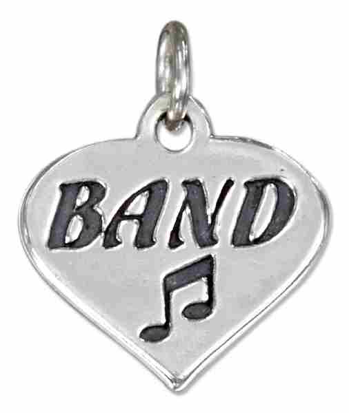 Love Heart Music Note. Love BAND Message Heart