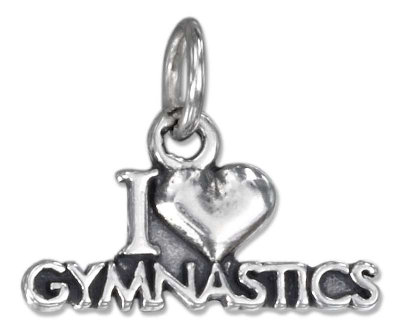 I LOVE GYMNASTICS Charm I LOVE GYMNASTICS Charm