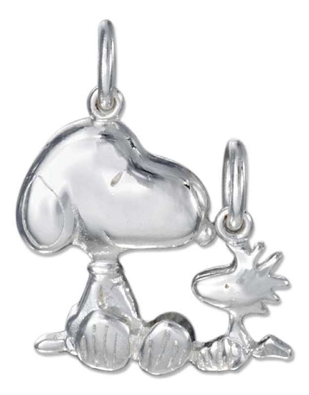 Snoopy Woodstock 2 Two Piece Charm Pendant