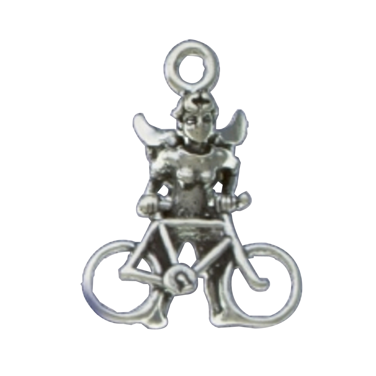3D Angel With Wings Bike Rider Charm 3D Angel With Wings Bike Rider Charm