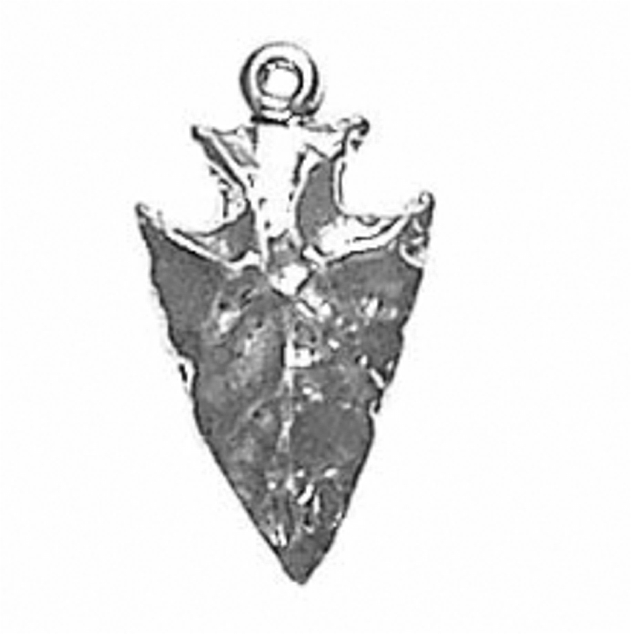 3D Native Indian Arrow Head Charm