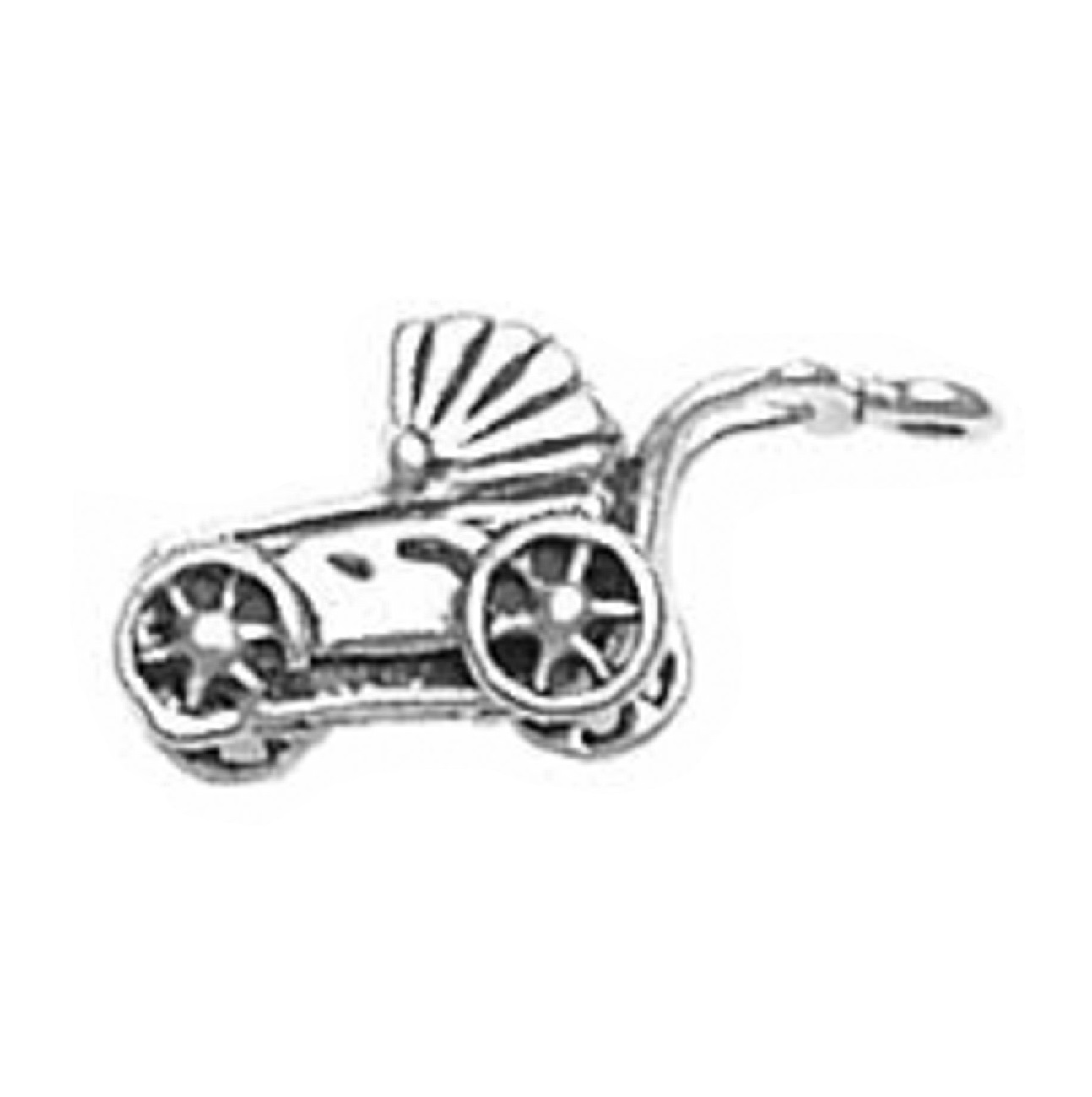3D Baby Buggy Carriage Stroller Charm