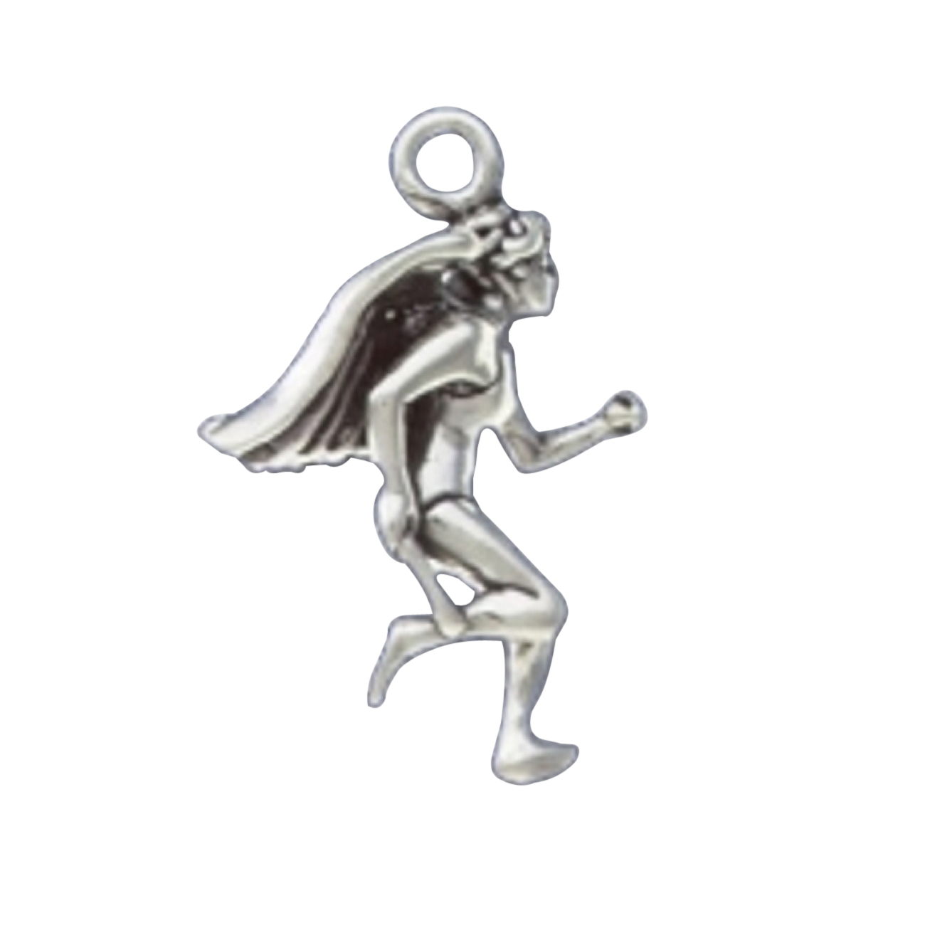 3D Female Runner Angel With Wings Charm 3D Female Runner Angel With Wings Charm