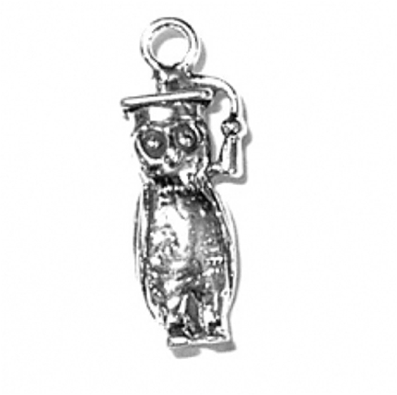 Graduation Owl 3D Charm