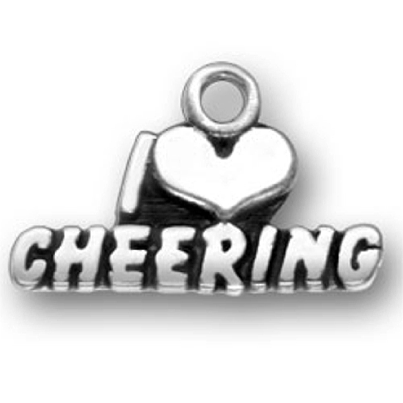 I HEART CHEERING Charm I HEART CHEERING Charm