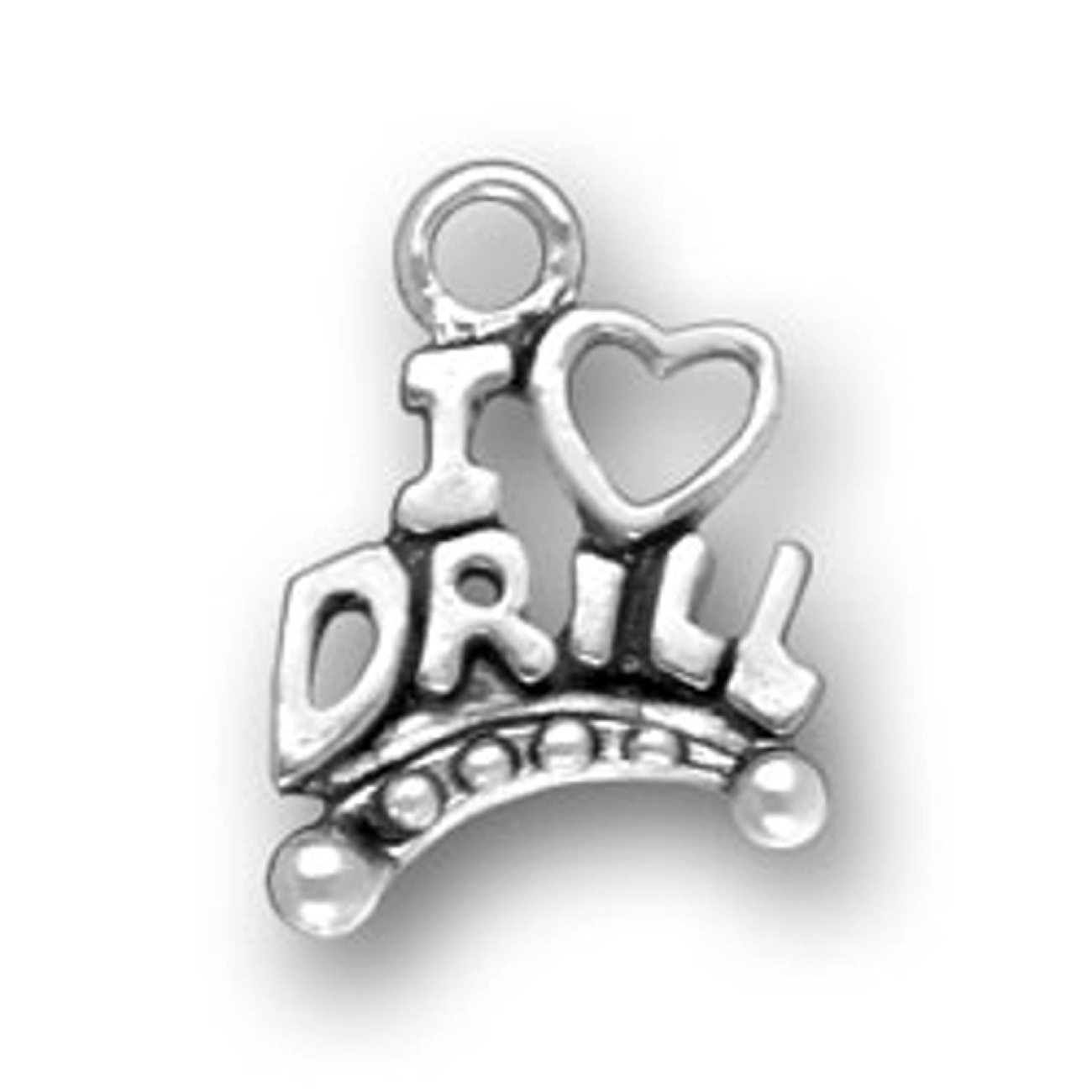 I HEART DRILL Word Charm I HEART DRILL Word Charm