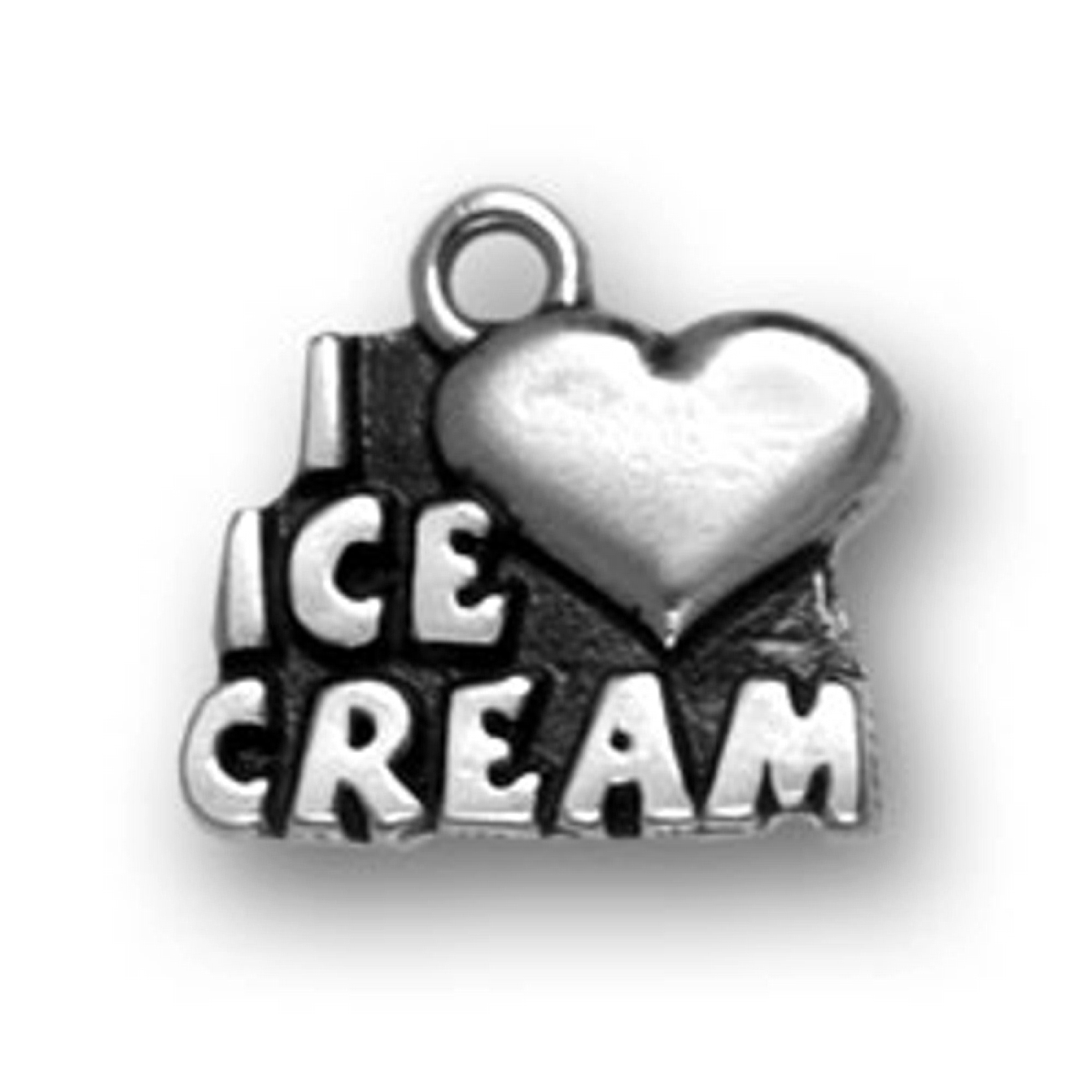 I LOVE ICE CREAM Charm I LOVE ICE CREAM Charm