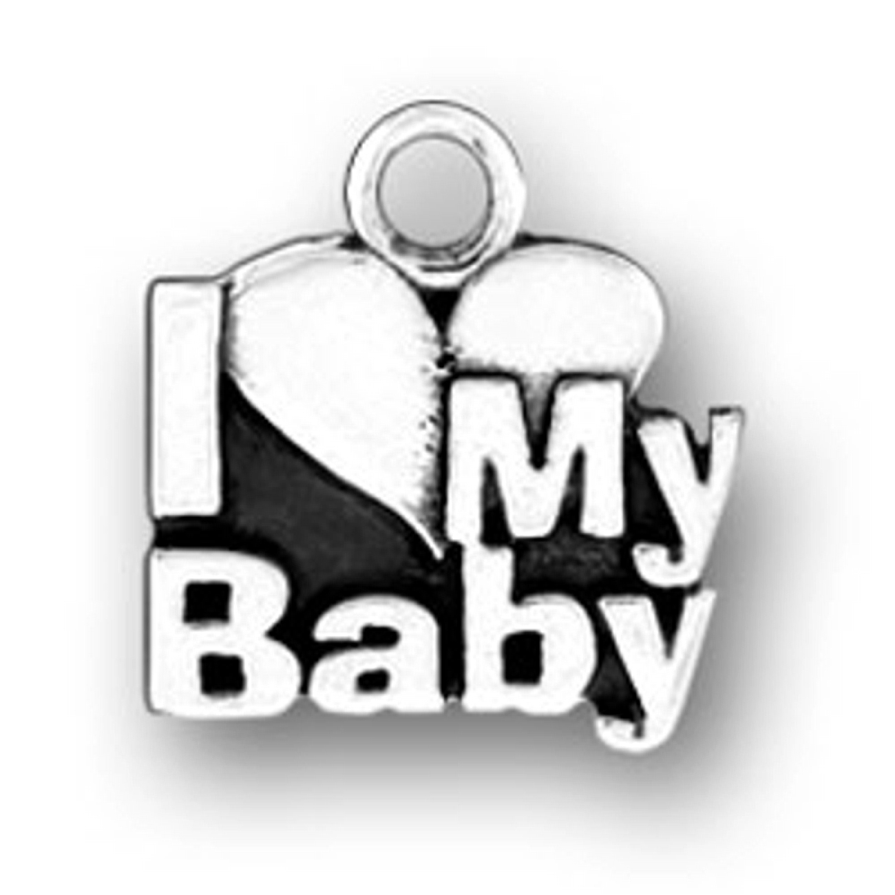 I LOVE MY BABY Word Charm I LOVE MY BABY Word Charm
